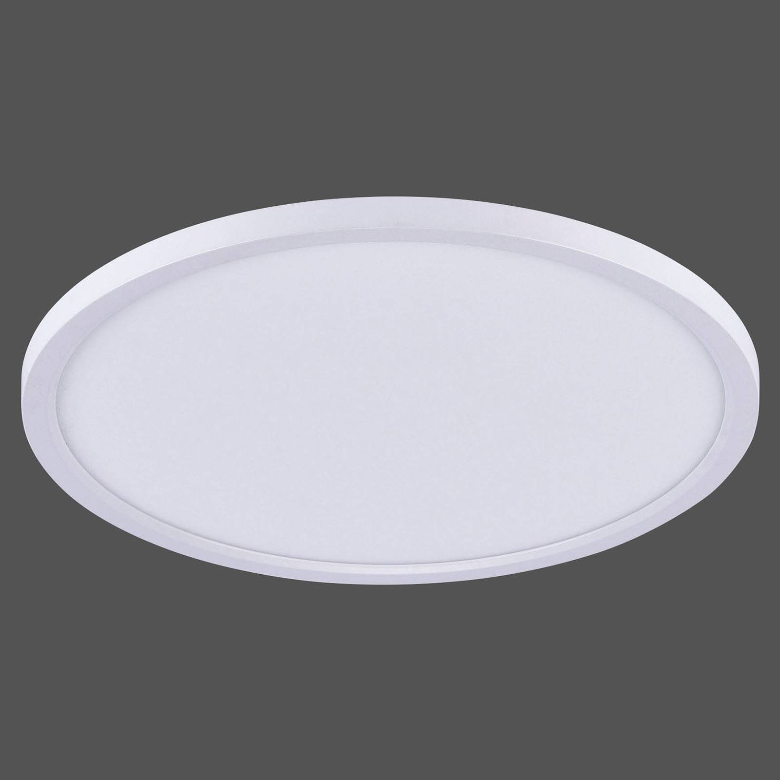 LED-taklampa Flat CCT, Ø 40 cm, vit