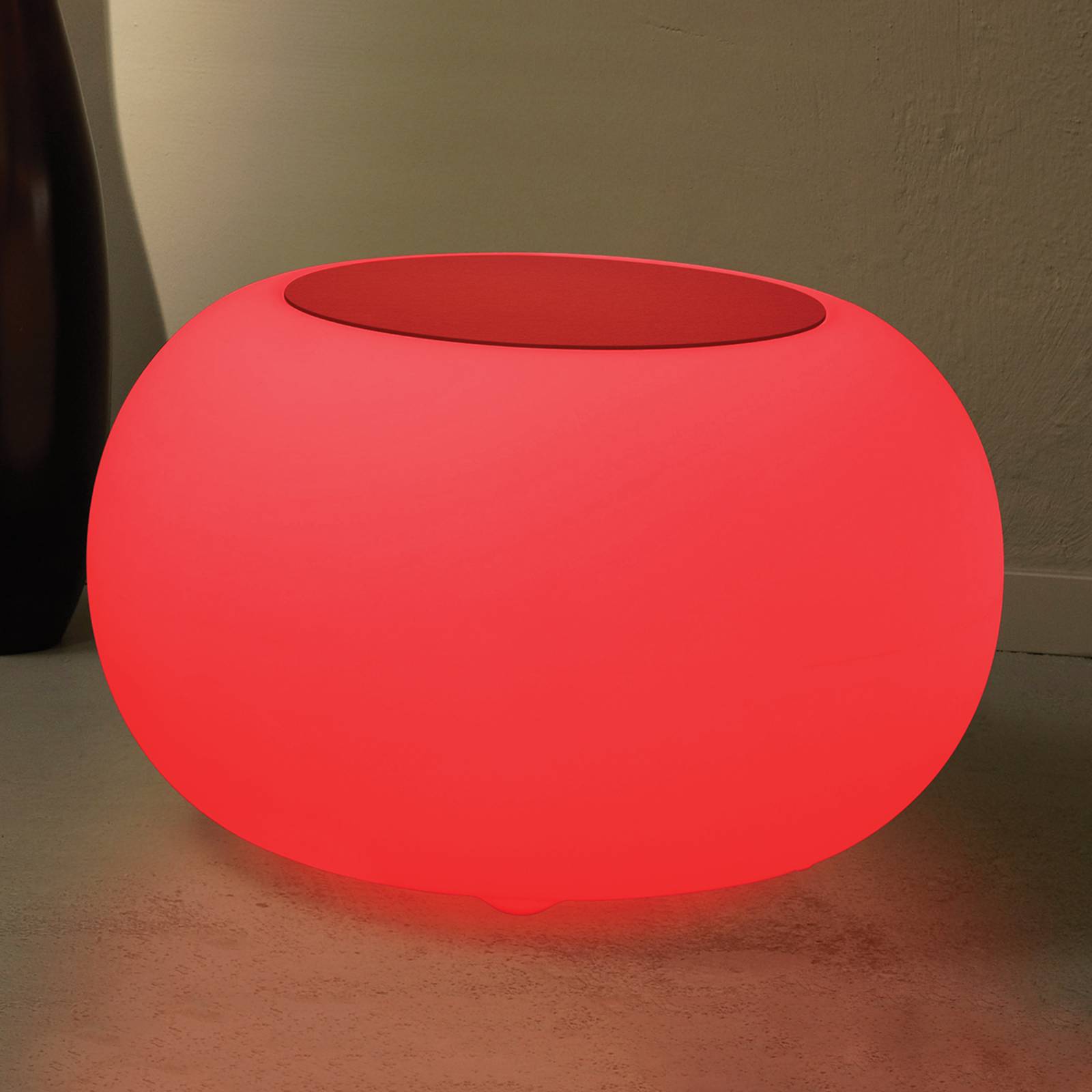 Bubble LED ACCU Outdoor bord - röd filtyta