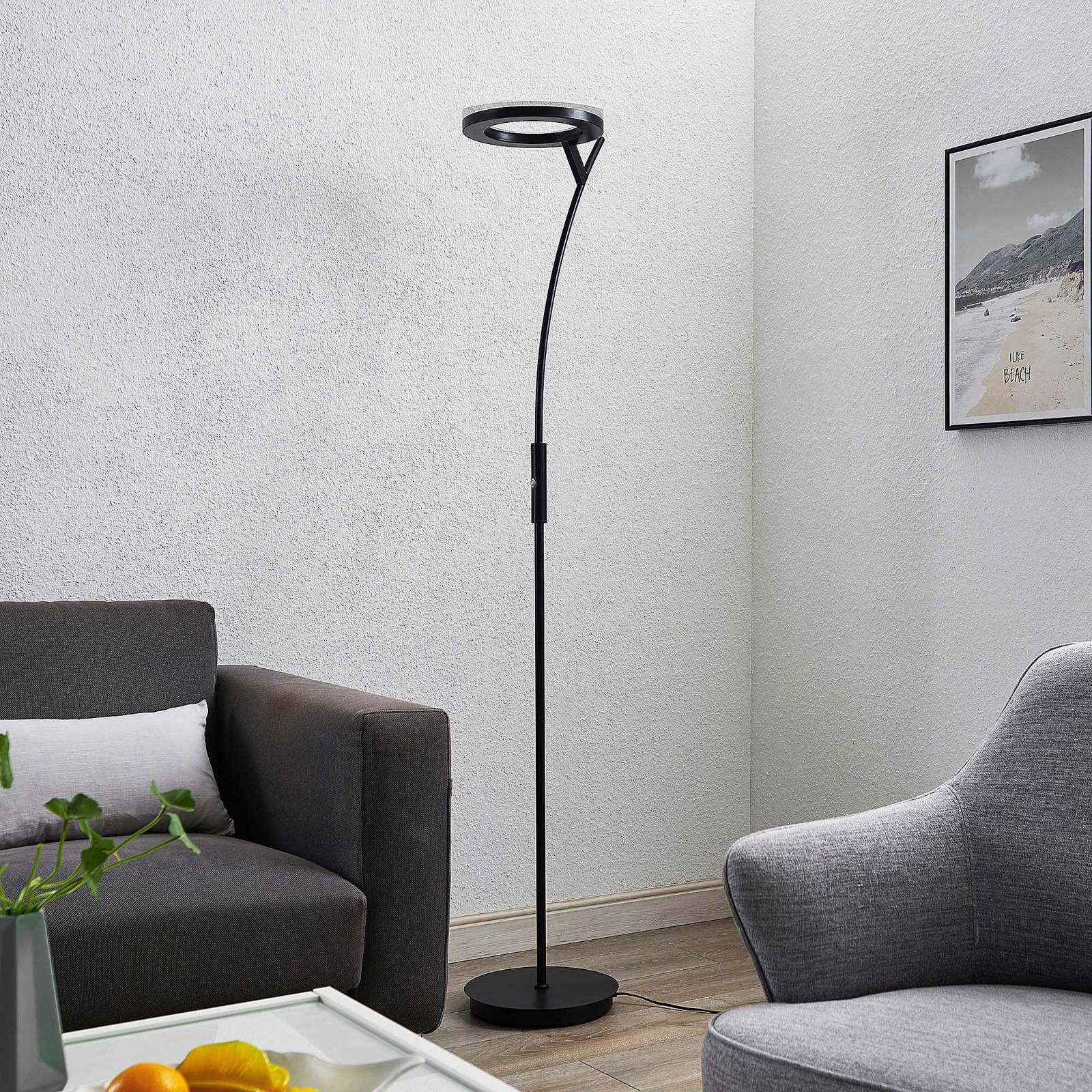 Lindby Kavino LED-golvlampa, dimbar