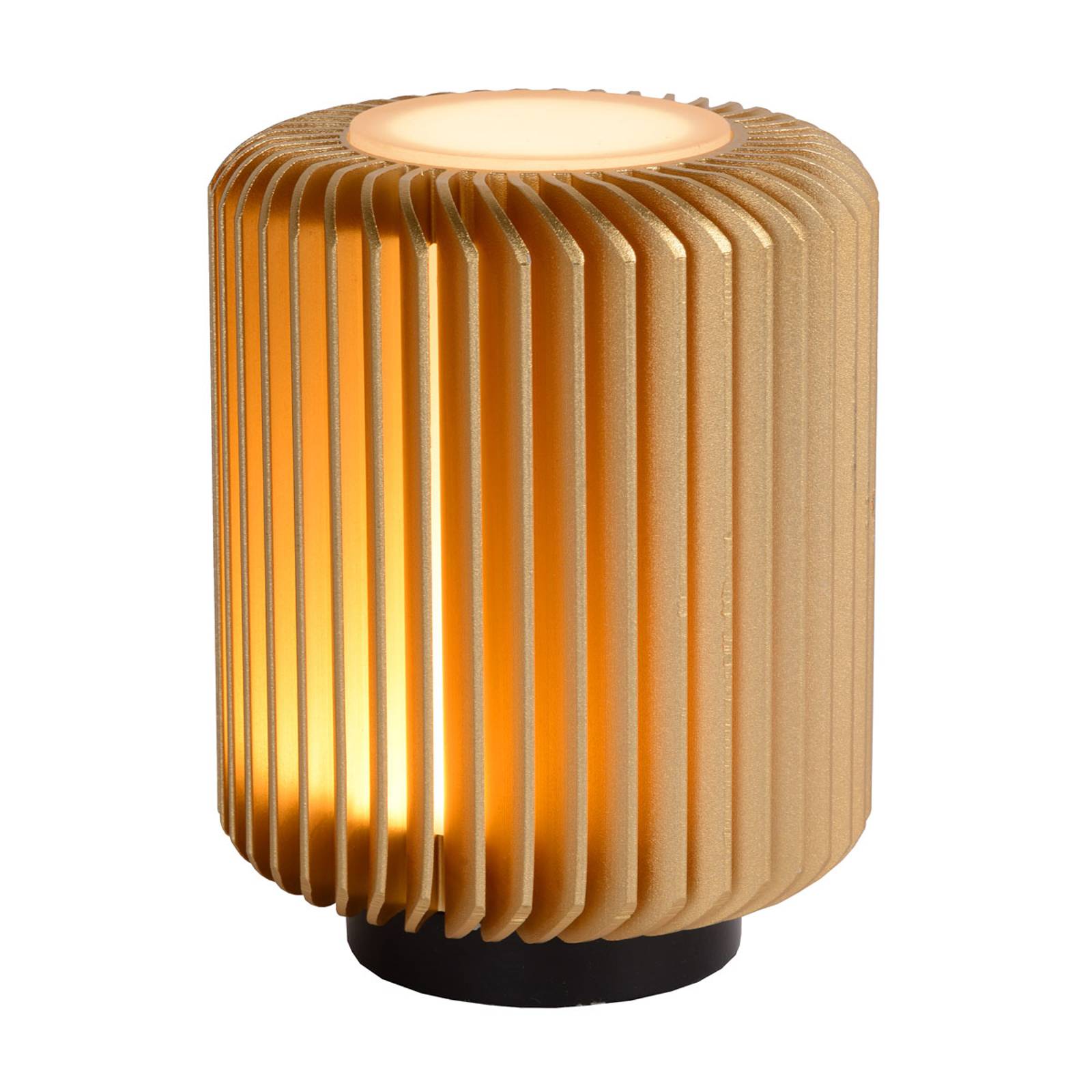 LED-bordslampa Turbin, guld