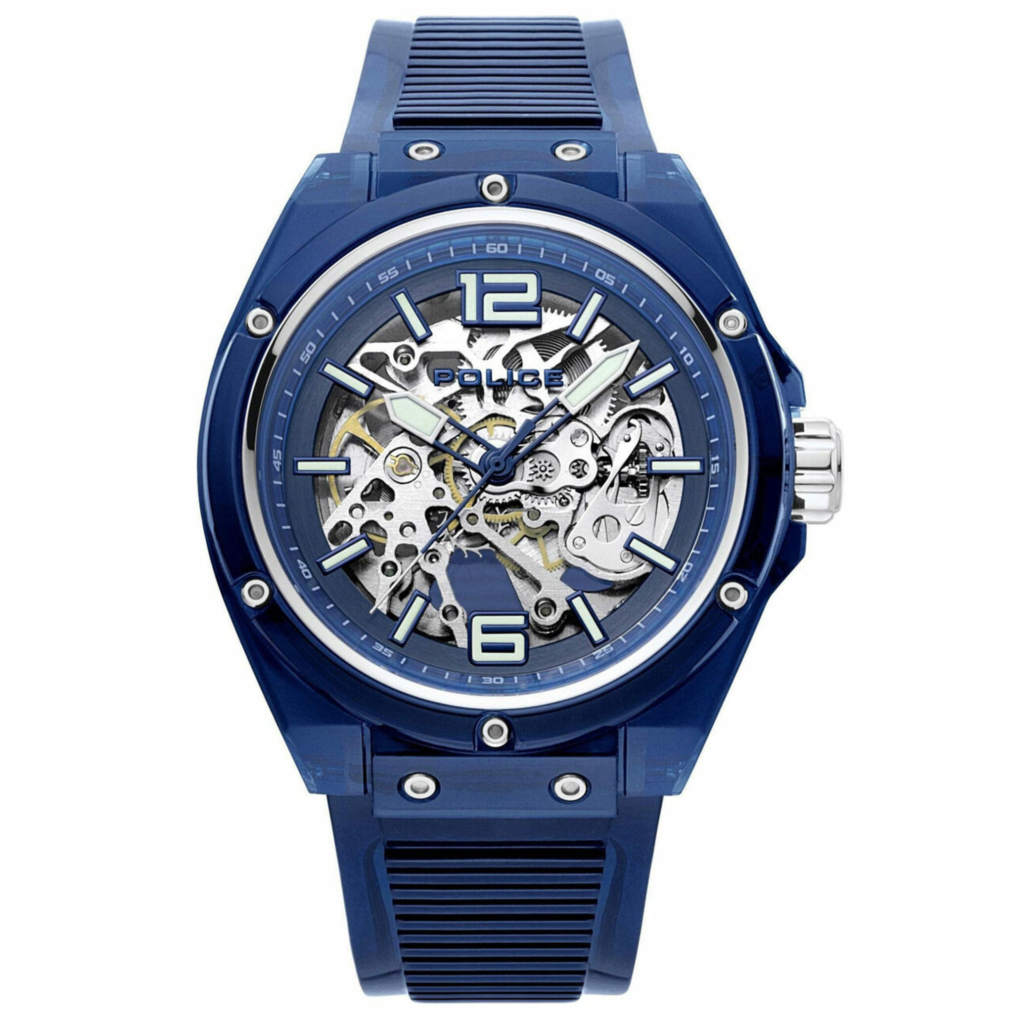 Pl15924jpbl.48p, Quartz, 44mm, 3atm, blue