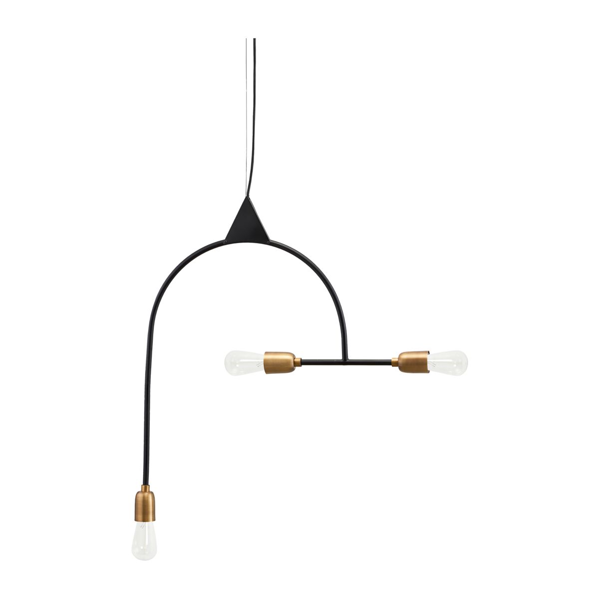 Lampa, Arch, Svart/Förmässingad House Doctor