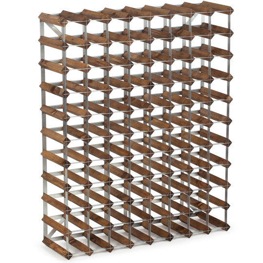 Traditional Wineracks - Vinställ 100 cm Mörk Ek