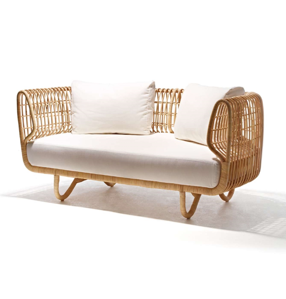 Nest rottingsoffa 156 cm natur, Cane-line