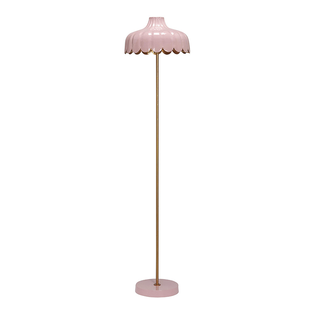 PR Home - Wells Golvlampa 150 cm Rosa/Guld
