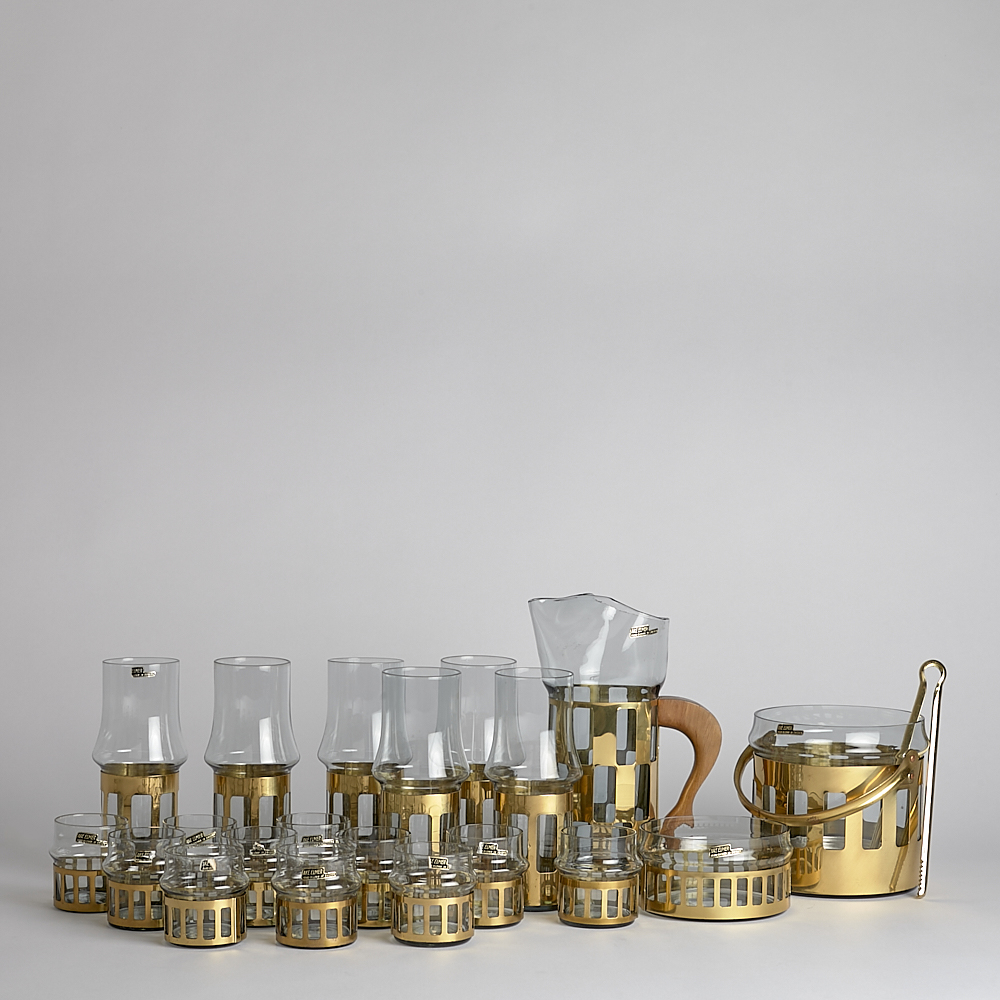 Vintage - SÅLD Glasservis Åke Elmer