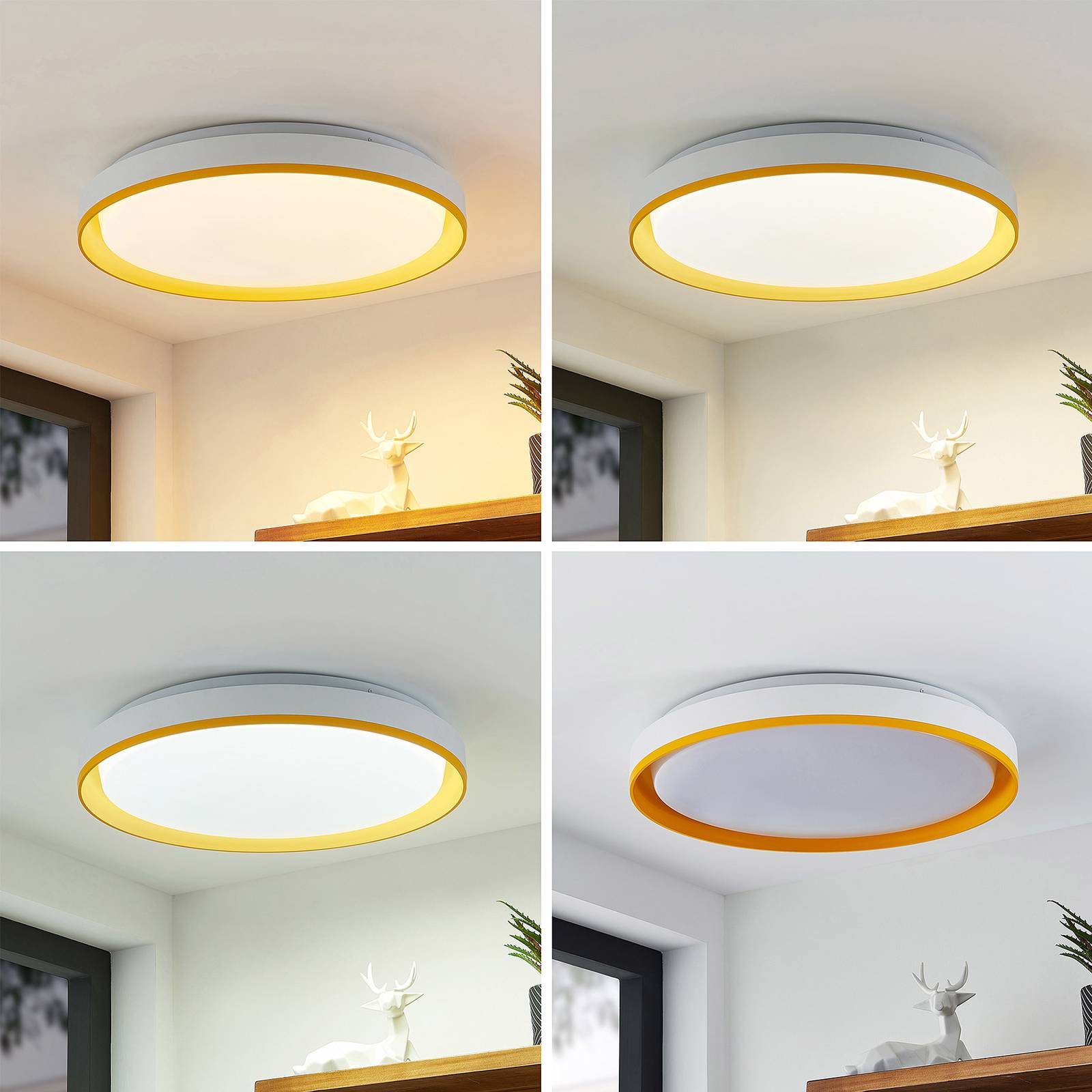 Lindby Divora LED-taklampa CCT Ø 50,5 cm