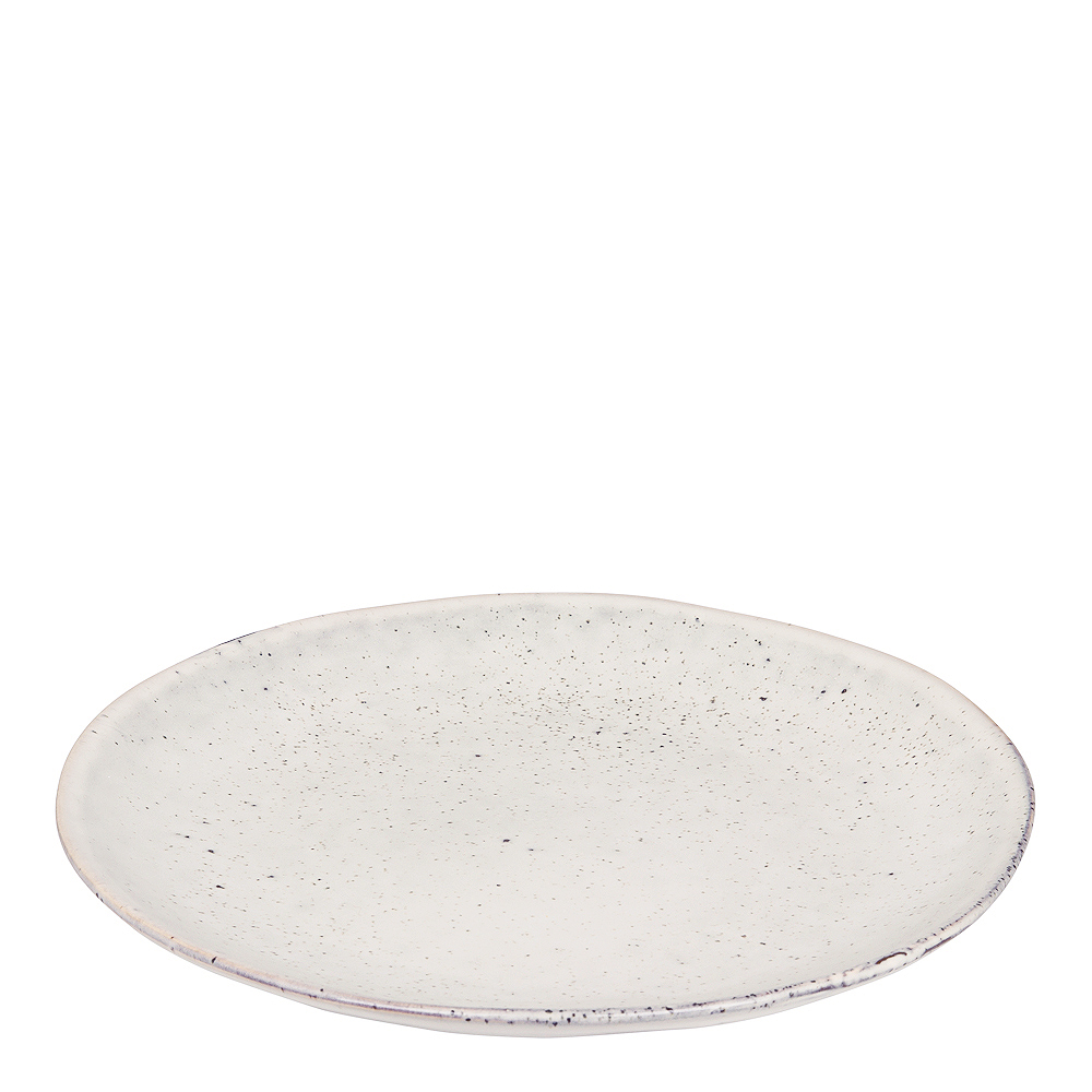 Broste Copenhagen - Nordic Sand Tallrik flat 26 cm Vit