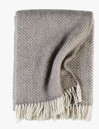 Dal ullpläd taupe