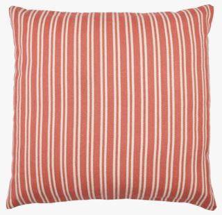 Bolster large stripe prydnadskudde terracotta