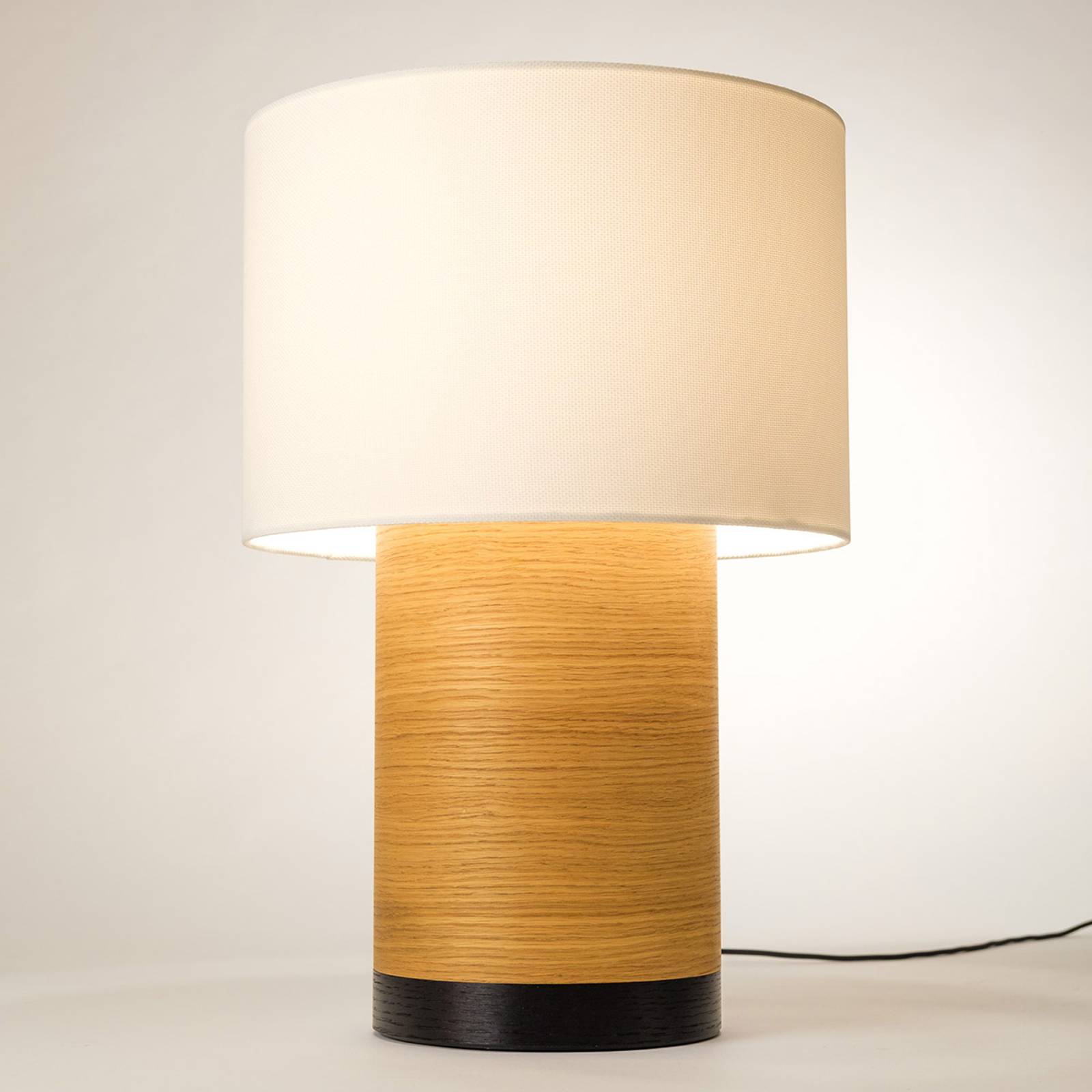 Bordslampa Klippa XL svart Trooper Alabaster