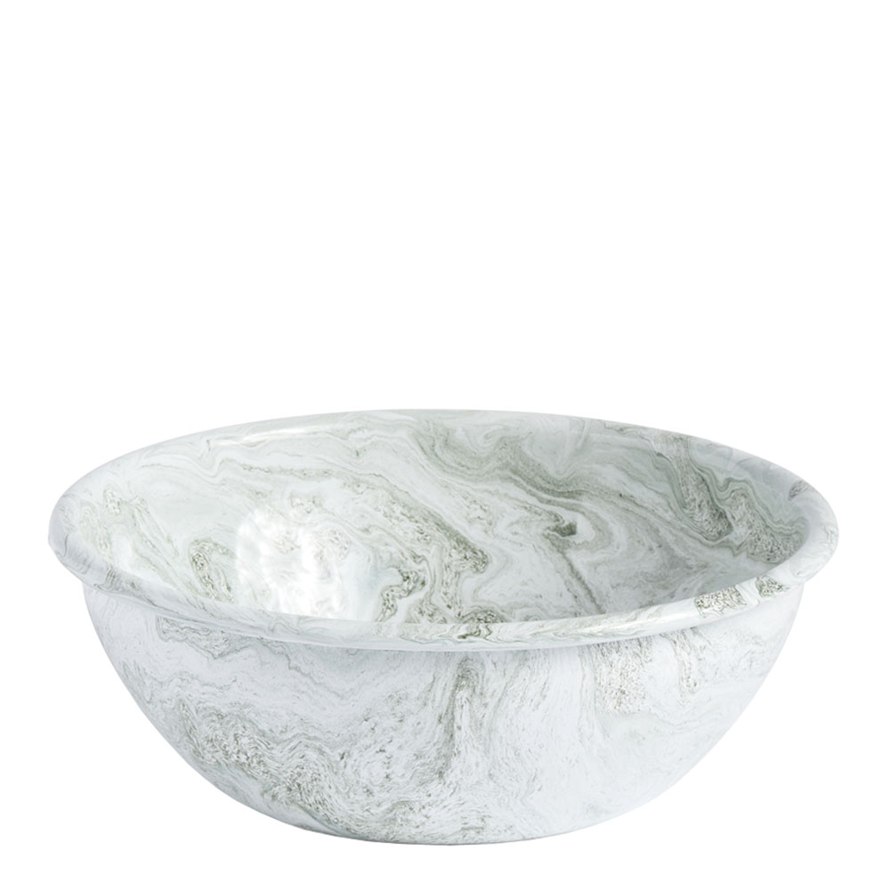 Hay - Soft Ice Skål Emalj 26x9 cm Grön