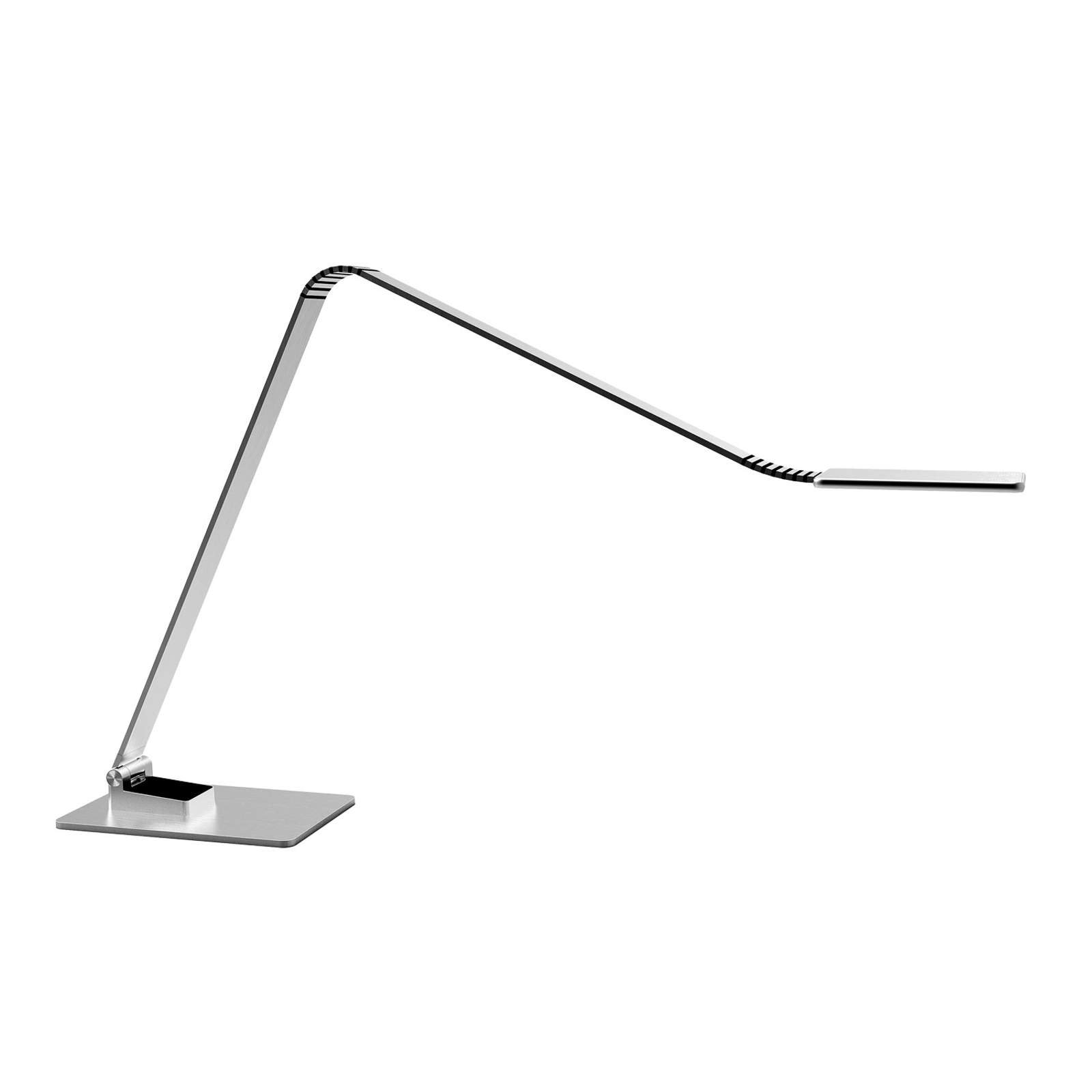 TRAE Muse 2 LED-skrivbordslampa, 4 000 K aluminium