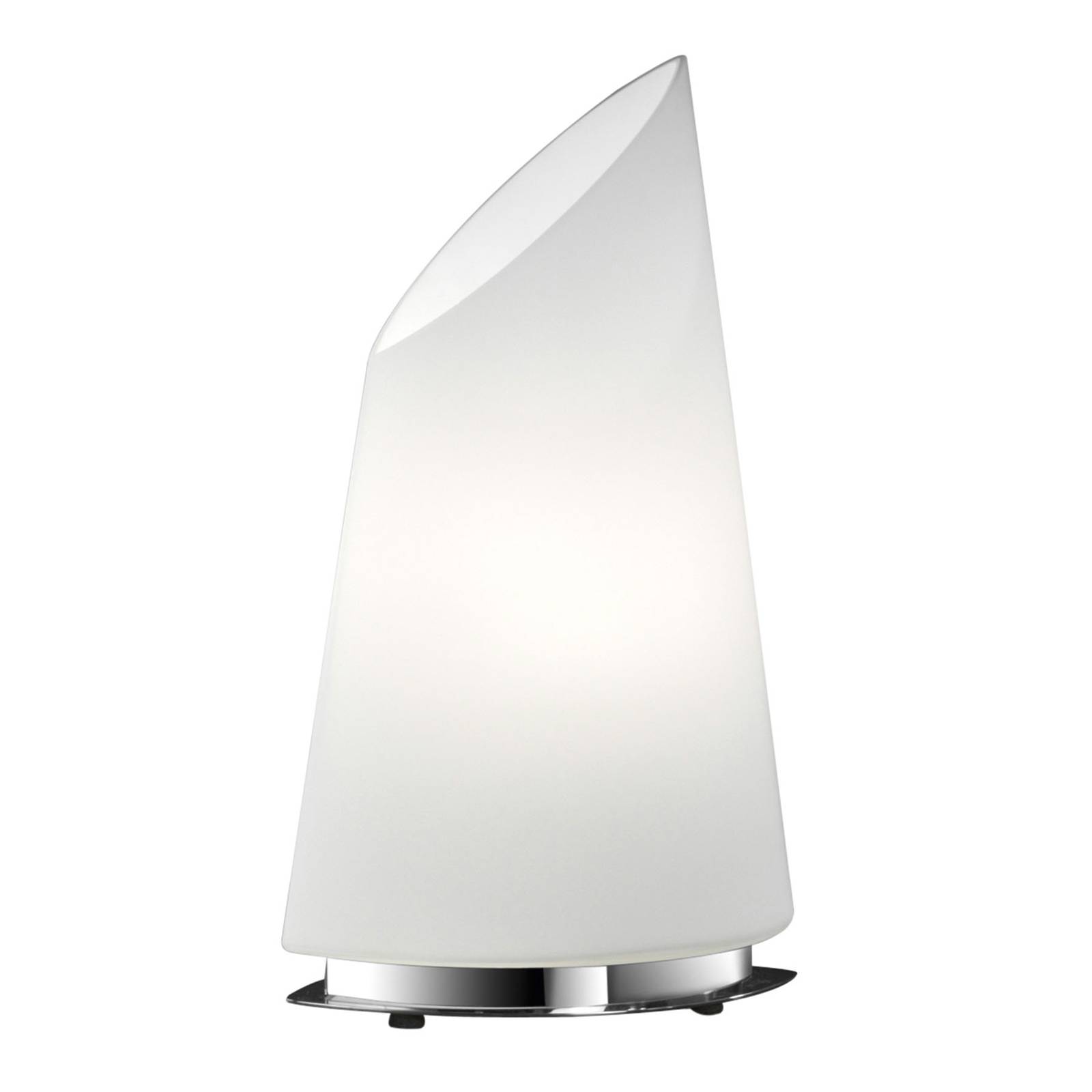 BANKAMP Sail bordslampa av glas, höjd 33 cm