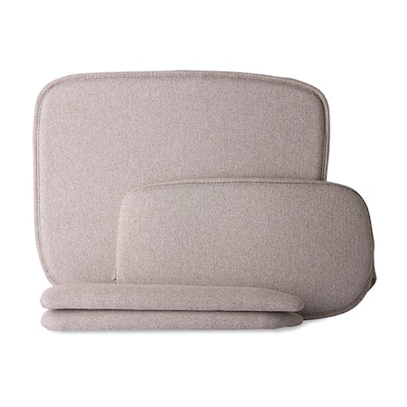 Wire Armchair comfort kit pebble