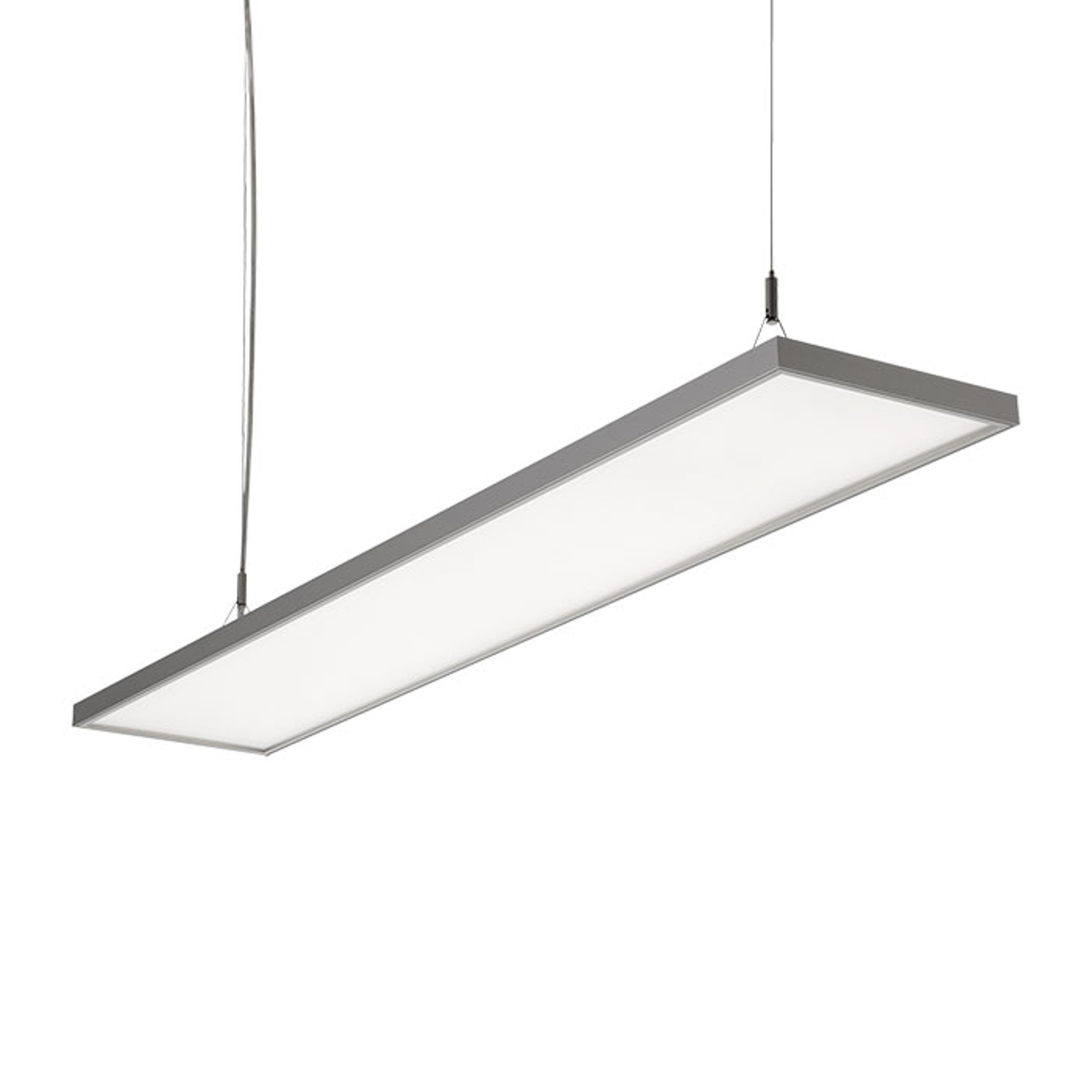LED-hänglampa C95-P silvergrå 119,4 cm dimbar