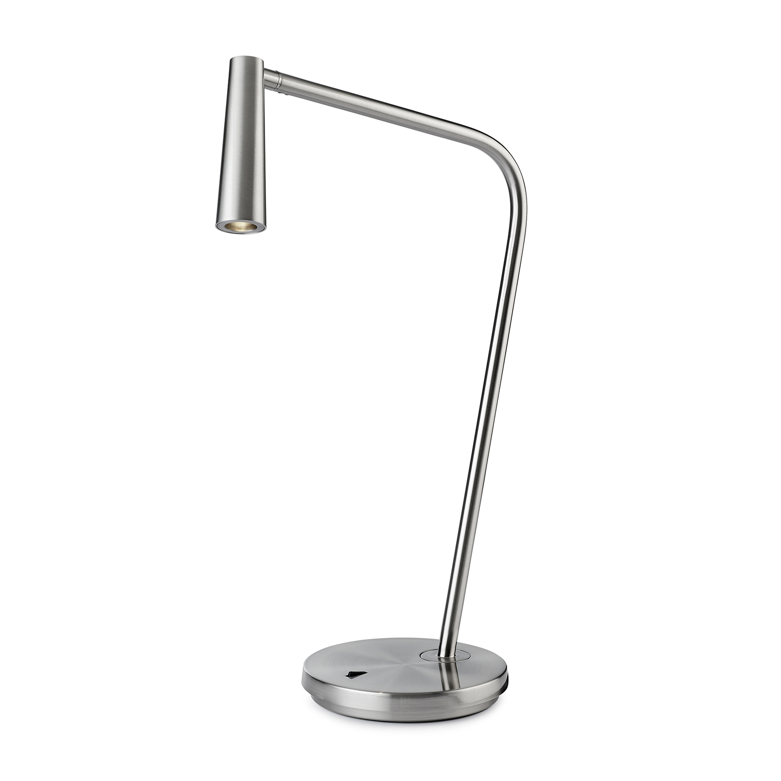 LEDS-C4 Gamma LED-bordslampa satinerad nickel