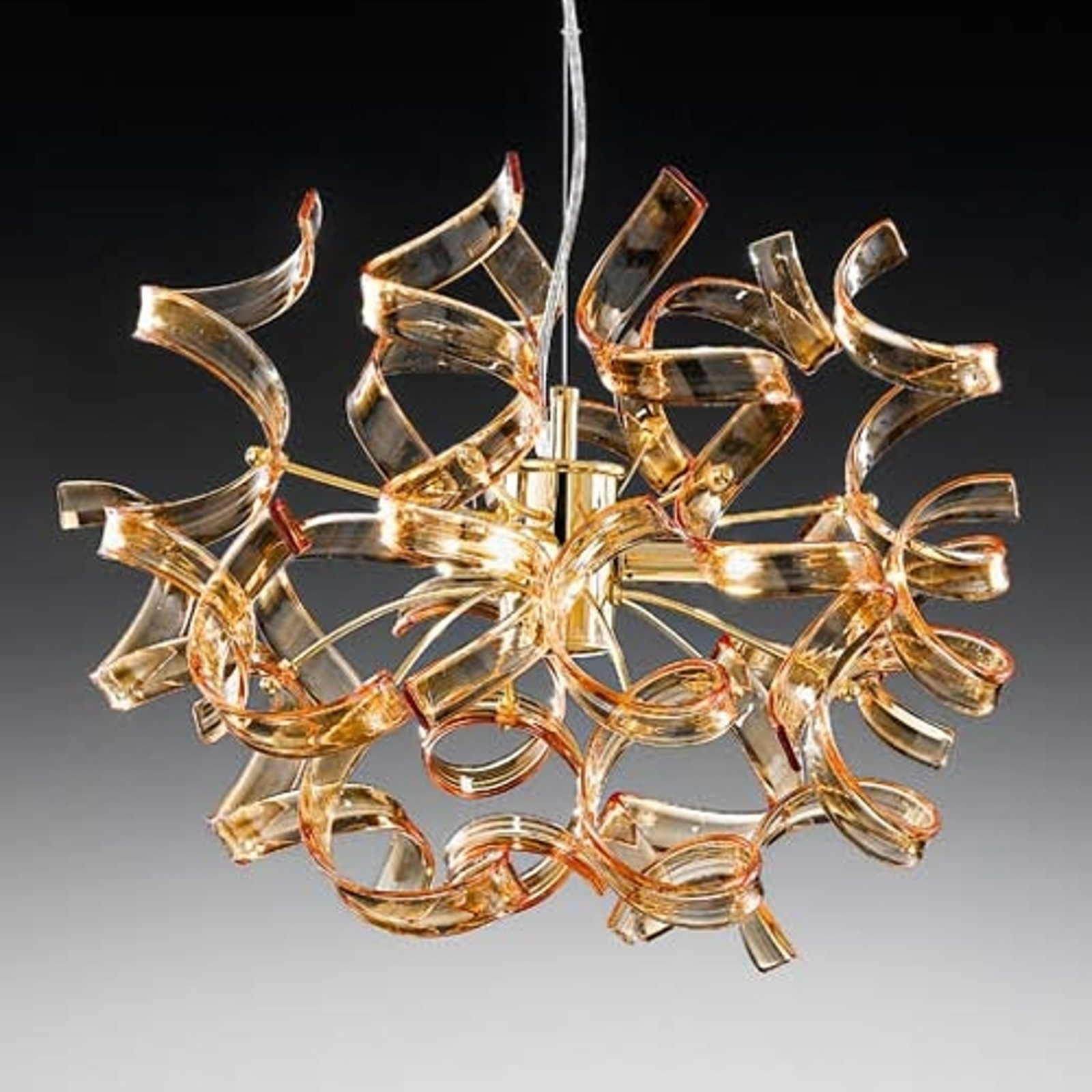 Tilltalande taklampa AMBER 40 cm Ø