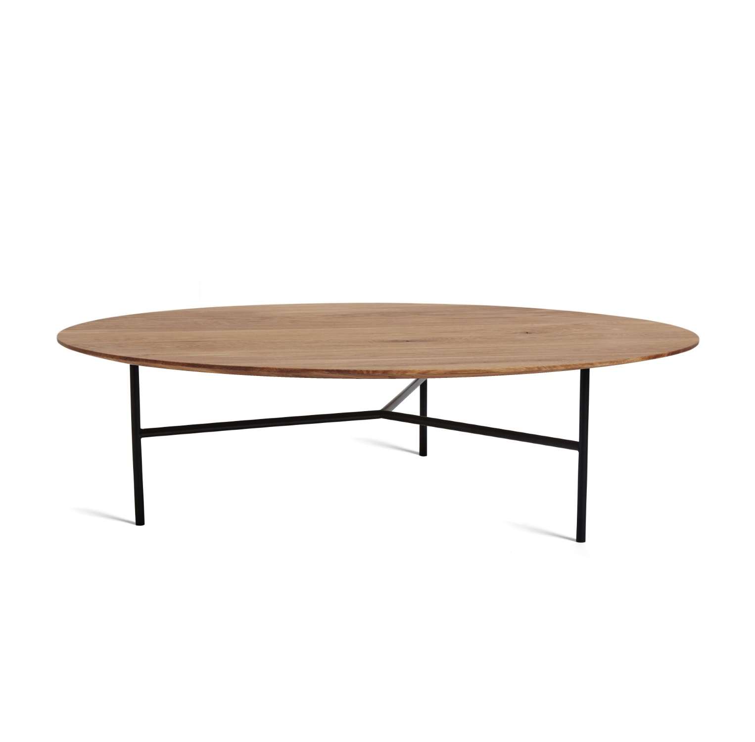 TRIBECA soffbord 110 cm oljad ek / svart, Mavis