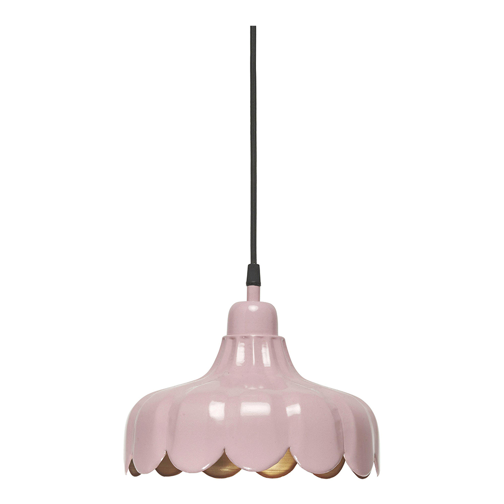PR Home - Wells Taklampa 24 cm Rosa/Guld