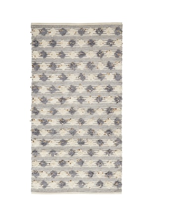 Matta 170x90 cm Grå/offwhite