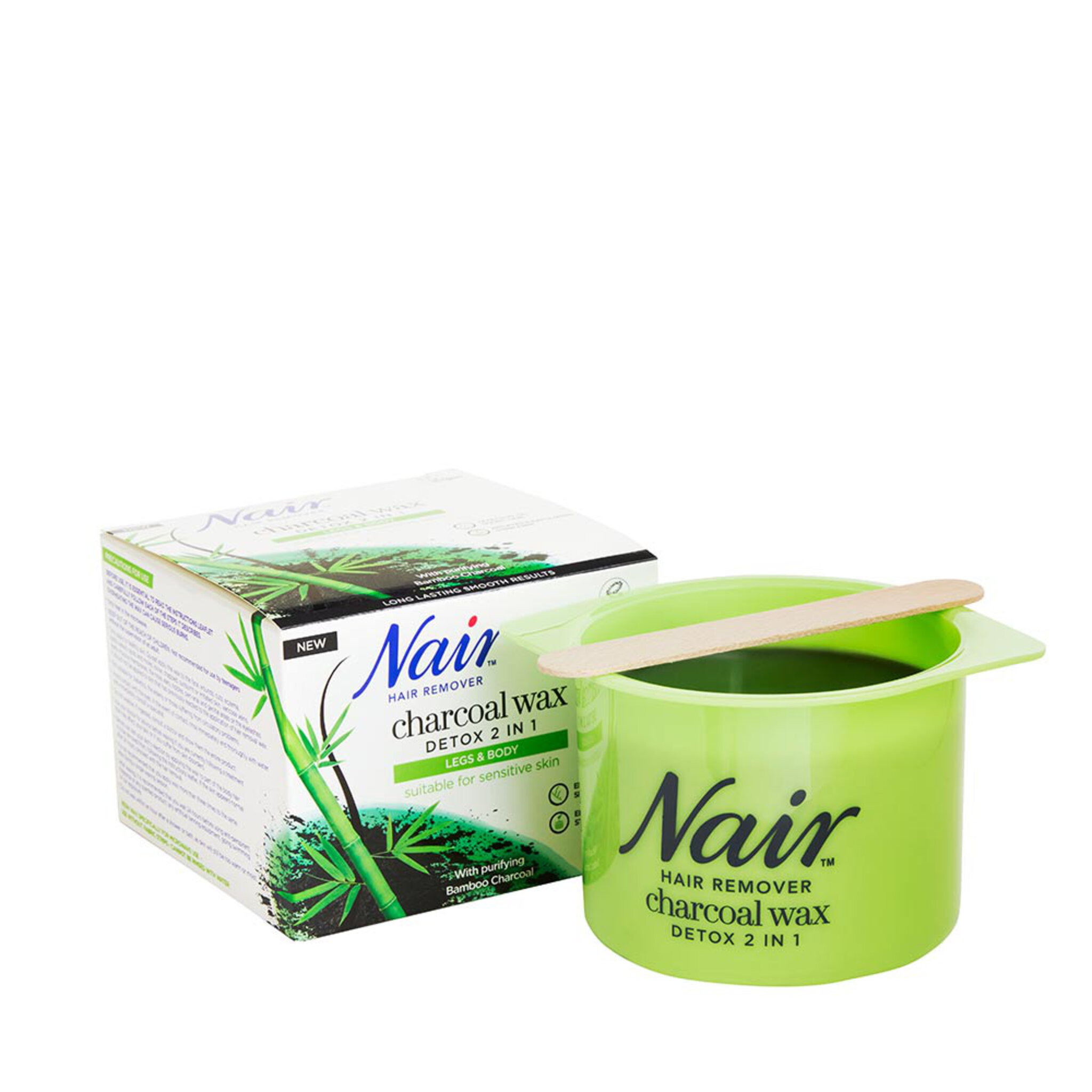Charcoal 2 in 1 Detox & Hot Wax Legs & Body