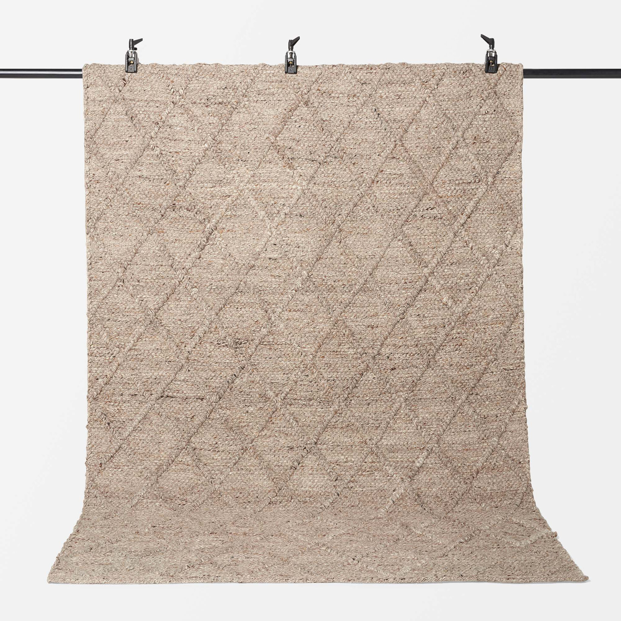 Matta med rutig struktur DIANA 170x230 cm, 170X230