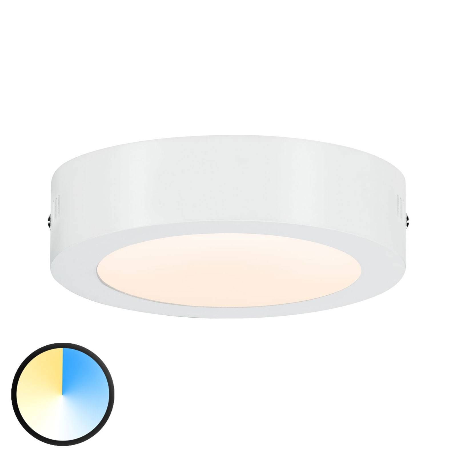 Paulmann Carpo LED-taklampa rund vit 17 cm vit