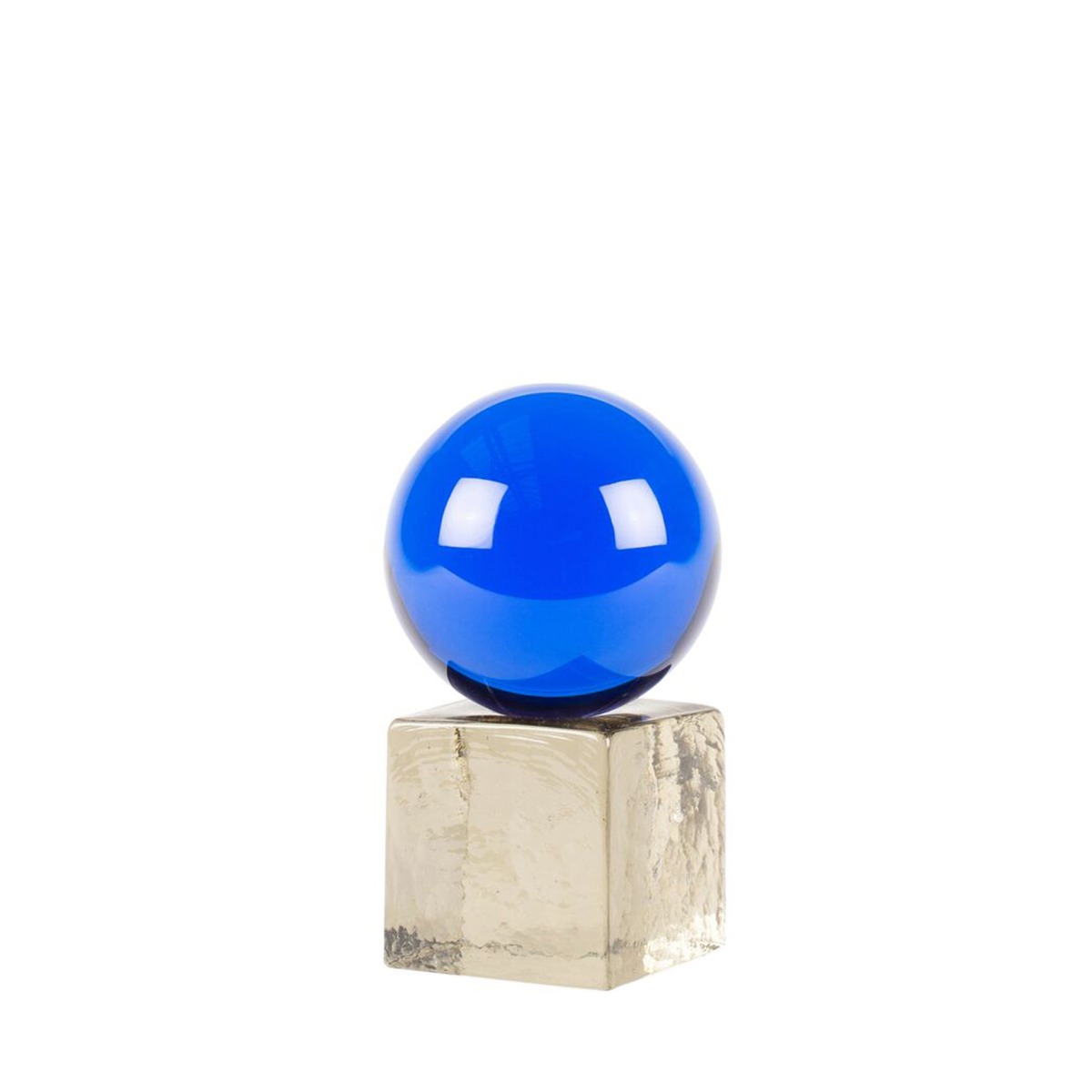 Swedish Ninja Glasskulptur Oh My Blue/Tourmaline