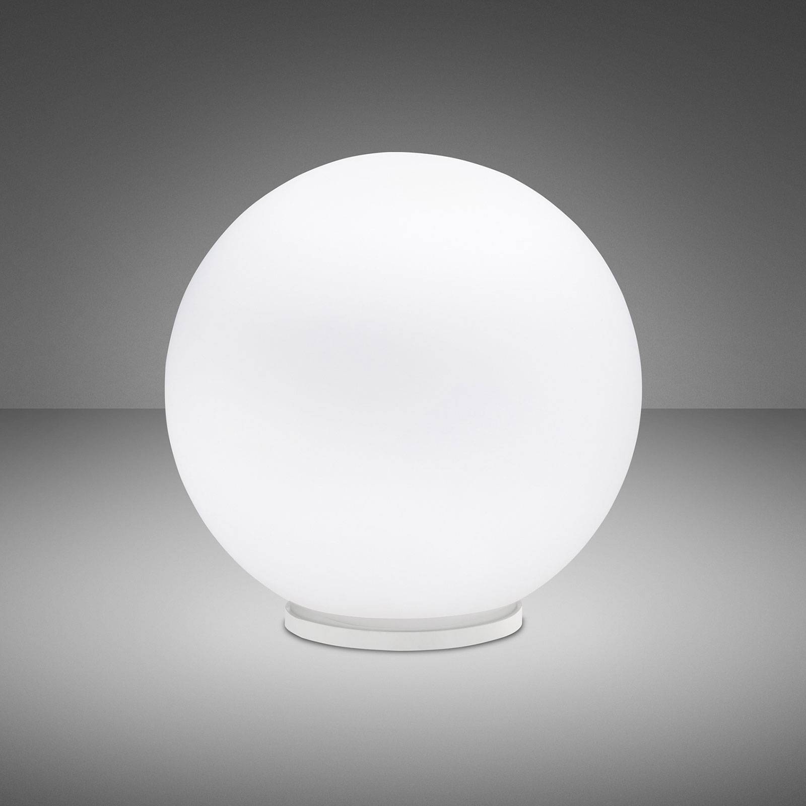 Fabbian Lumi Sfera bordslampa, liggande, Ø 35 cm