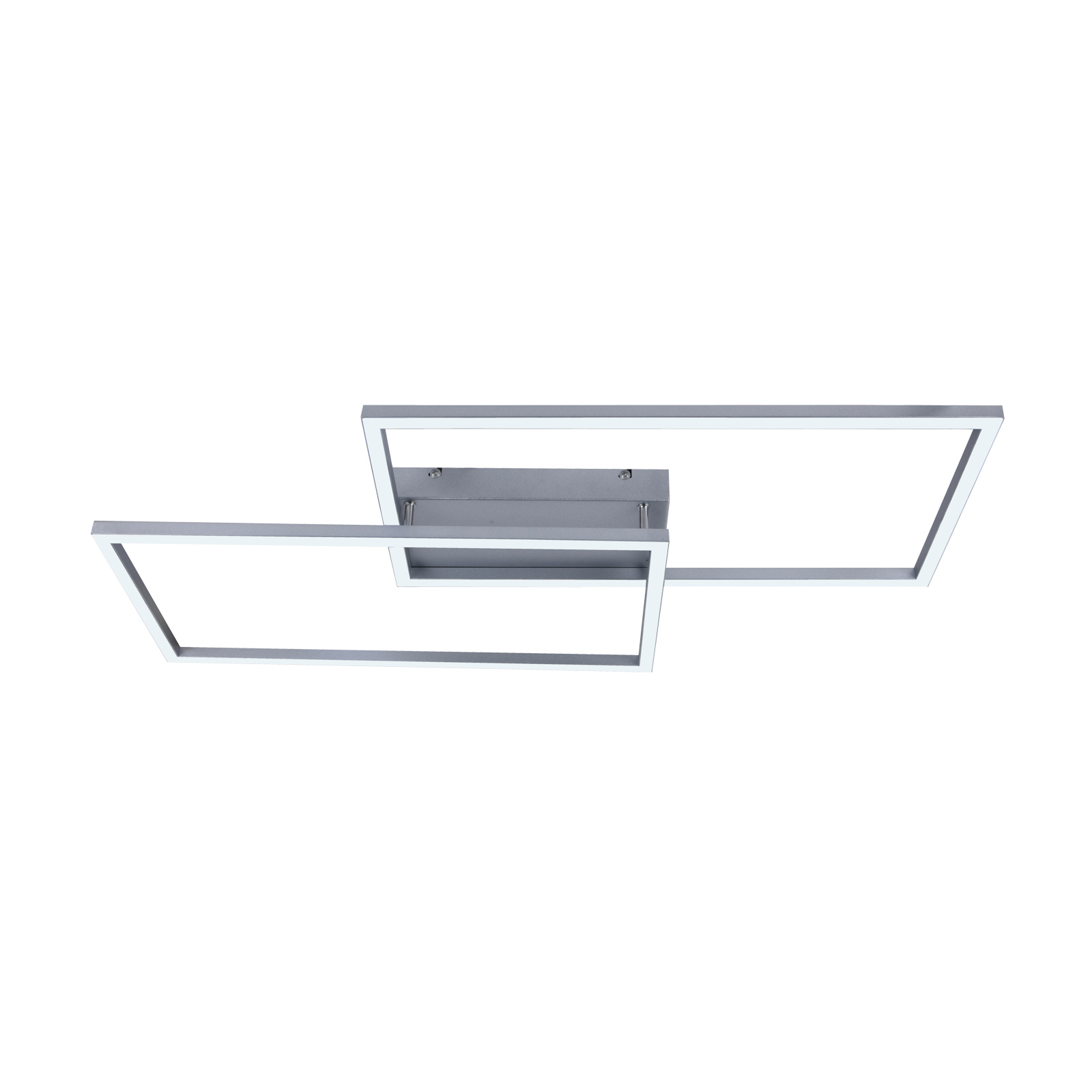 Lucande Muir LED-taklampa, rektangel, CCT