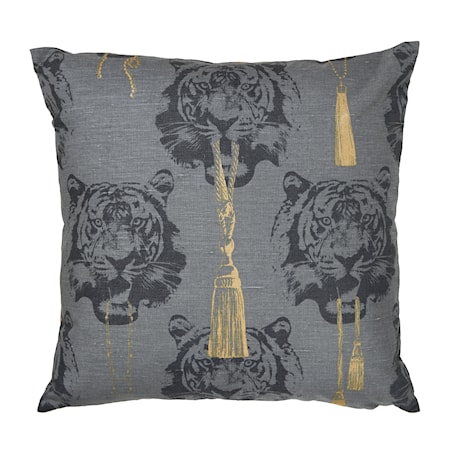 Kuddfodral Coco Tiger grey 60x60 cm