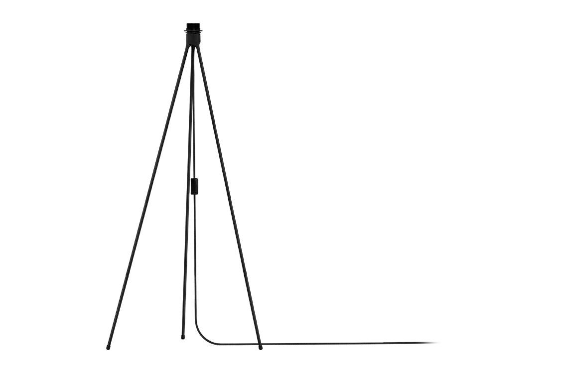 Floor tripod matt black H 109 cm