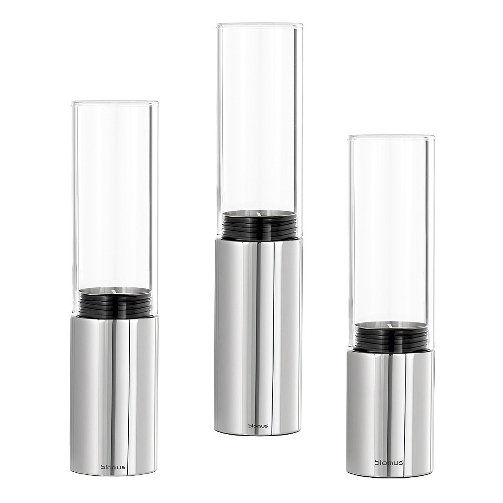 Blomus - Faro Ljuslykta 3-pack Klarglas