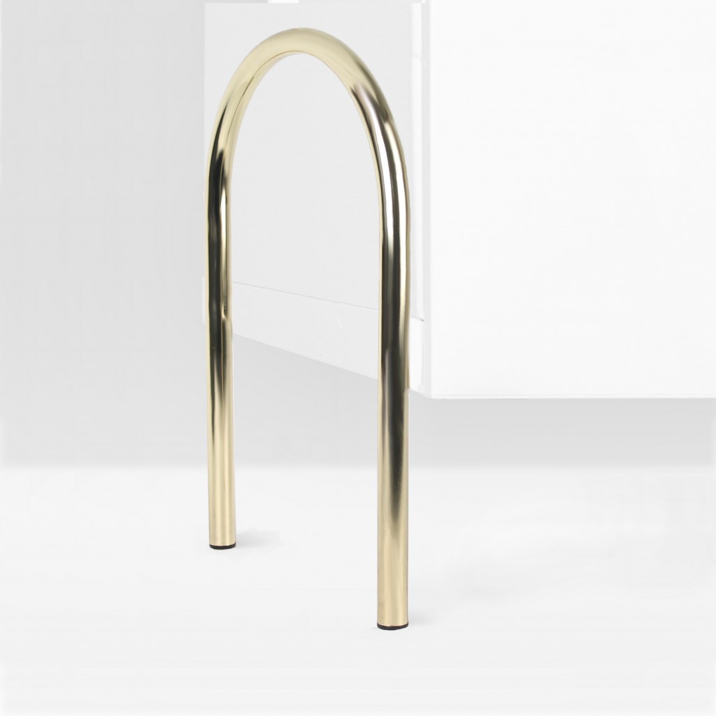 Prettypegs HEDVIG WIDE möbelben 2-set mässing