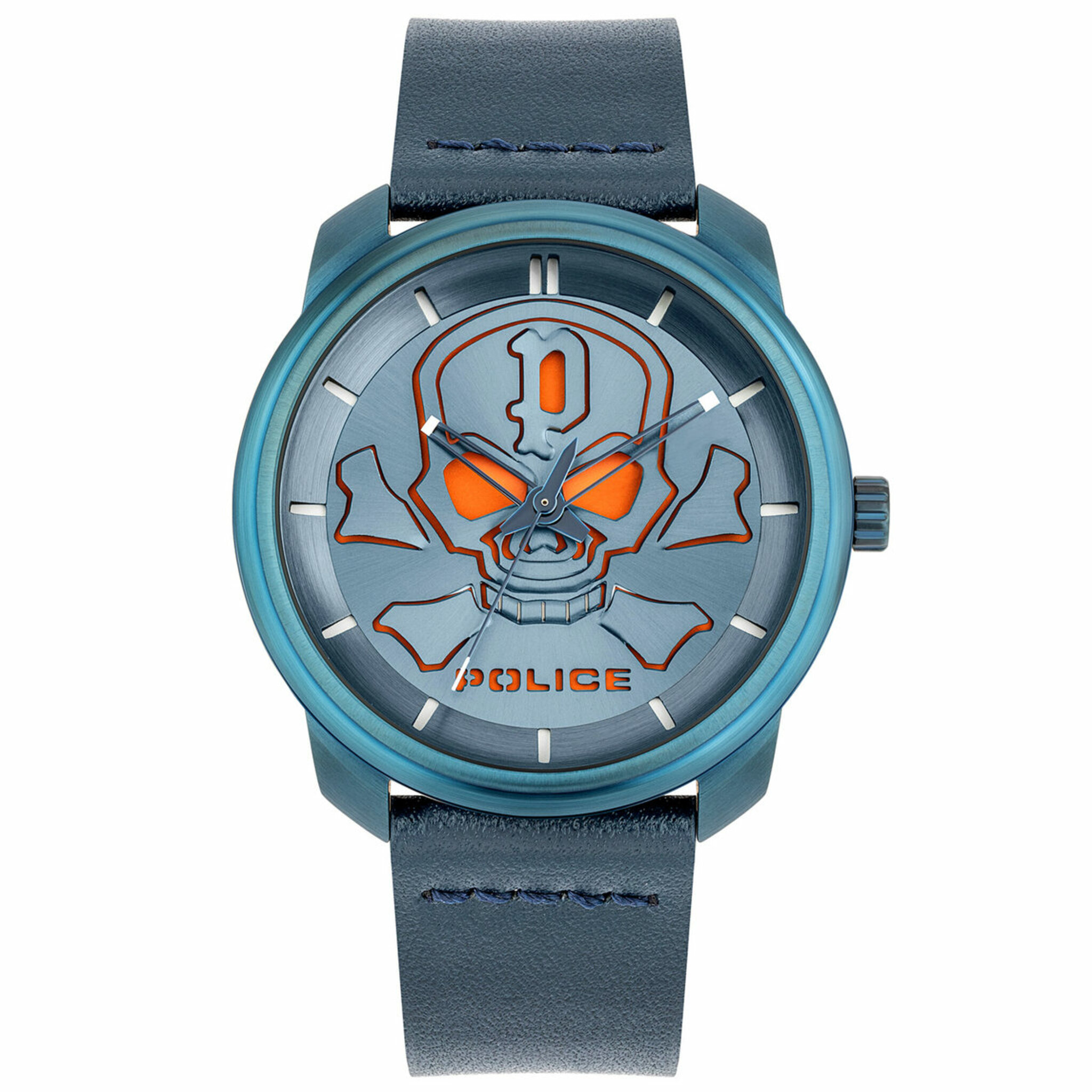 Pl15714jsbl.03, Quartz, 44mm, 3atm, blue