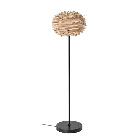Golvlampa Svart Metall