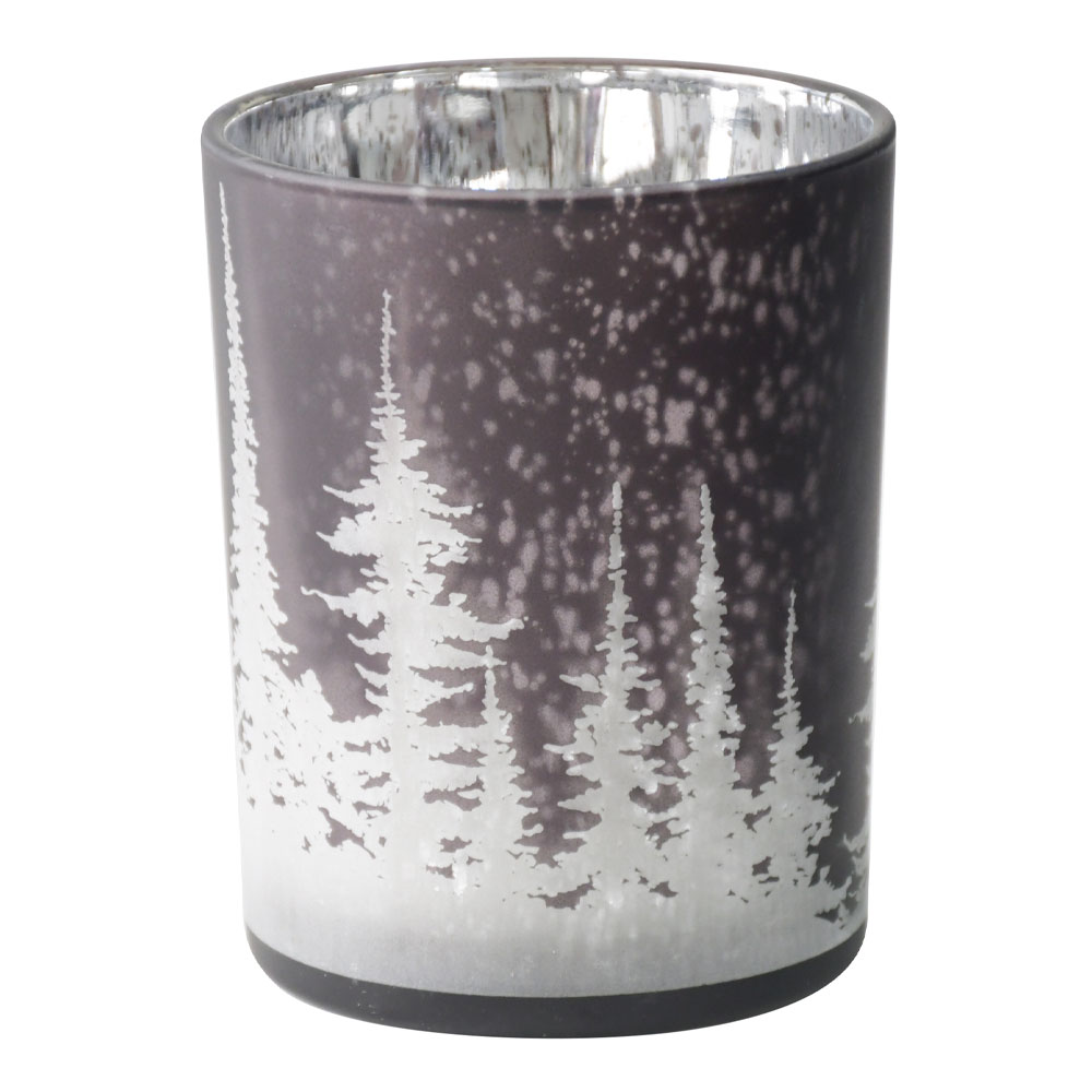Holmen - Holmen Värmeljushållare Alaska 10 x 12,5 cm Grå