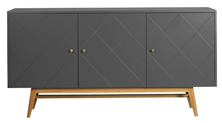 Rosswood Sidobord Grå 169 cm