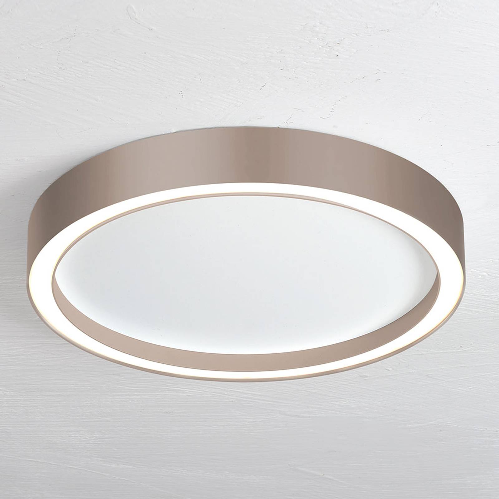 Bopp Aura LED-taklampa Ø 55 cm vit/mullvadsgrå