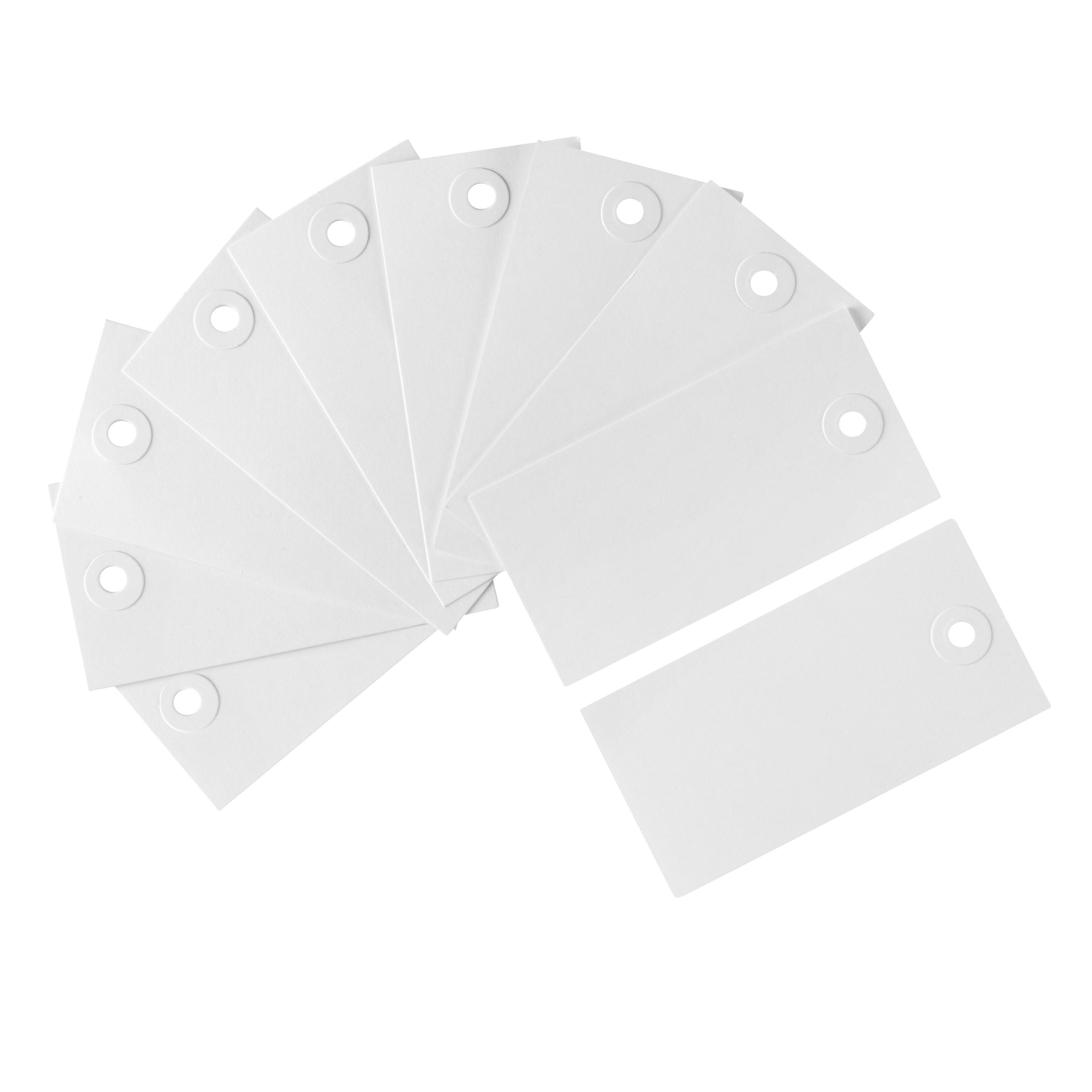 Hängetiketter 10-pack Vit