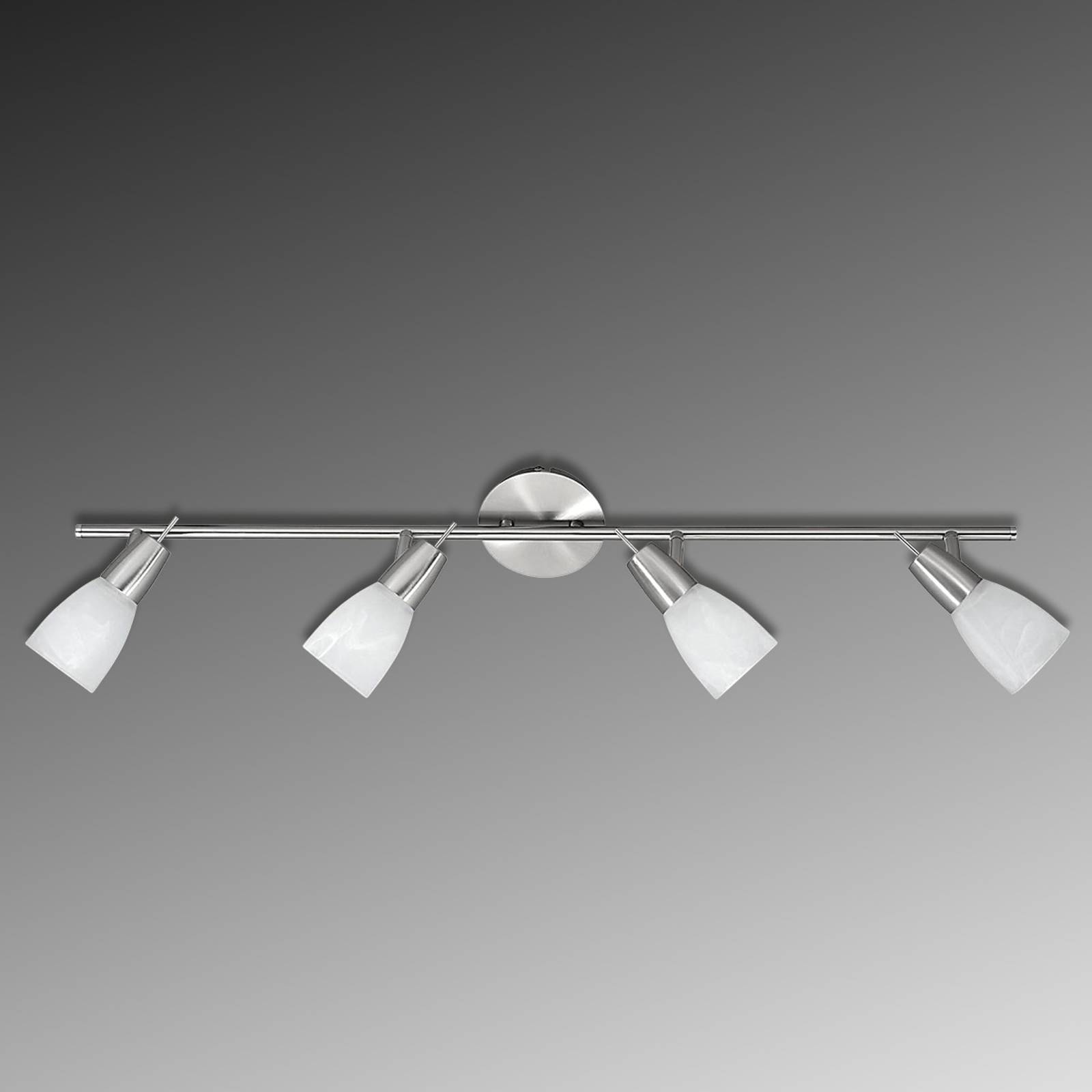 LED-taklampa Julia med marmorerade glas