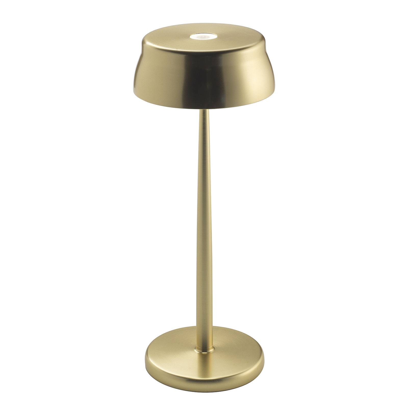LED-bordslampa Sister Light, dimbar, guld