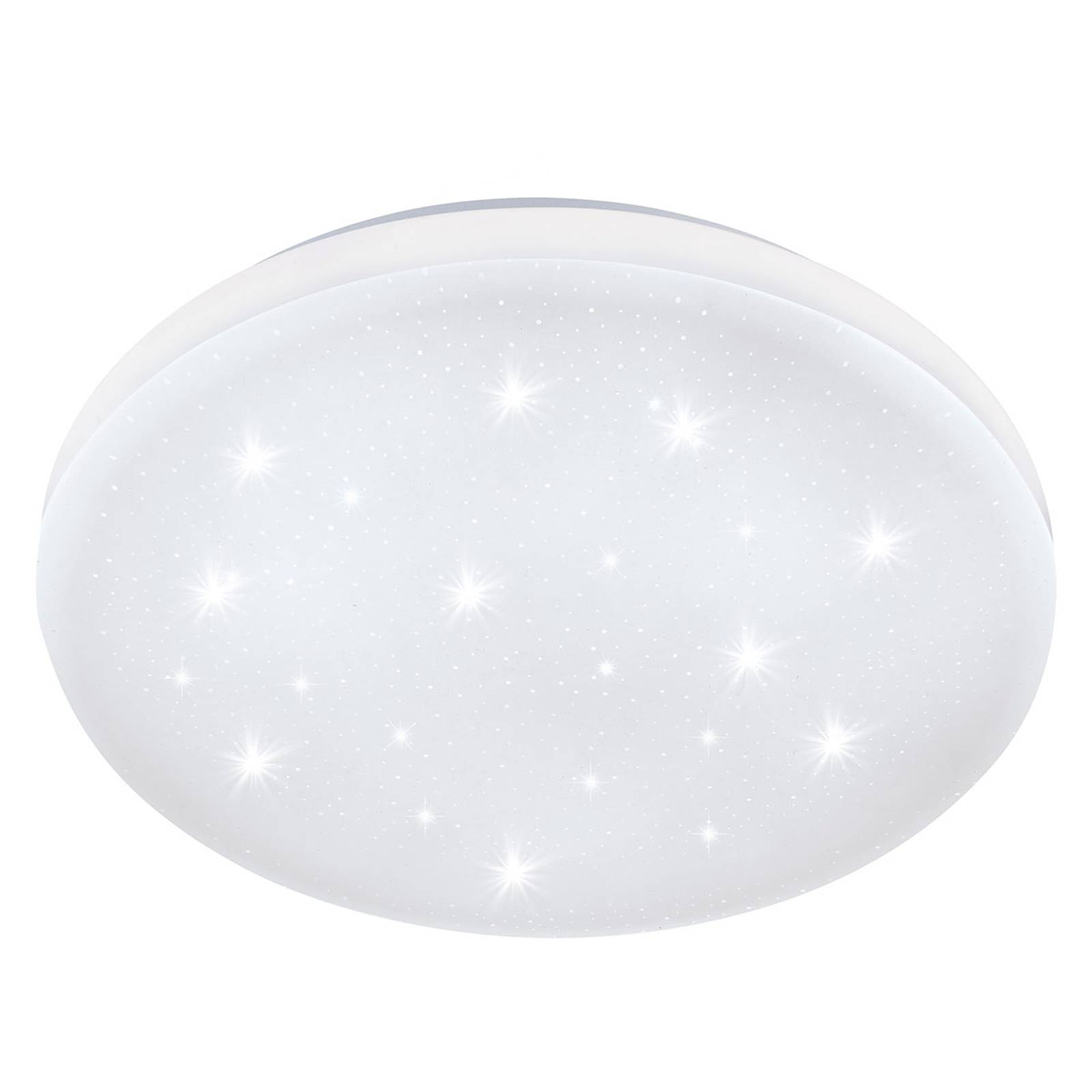 LED-taklampa Frania-S med kristalleffekt Ø 43 cm
