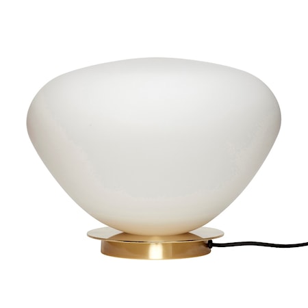 Bordslampa Glas Vit 39cm