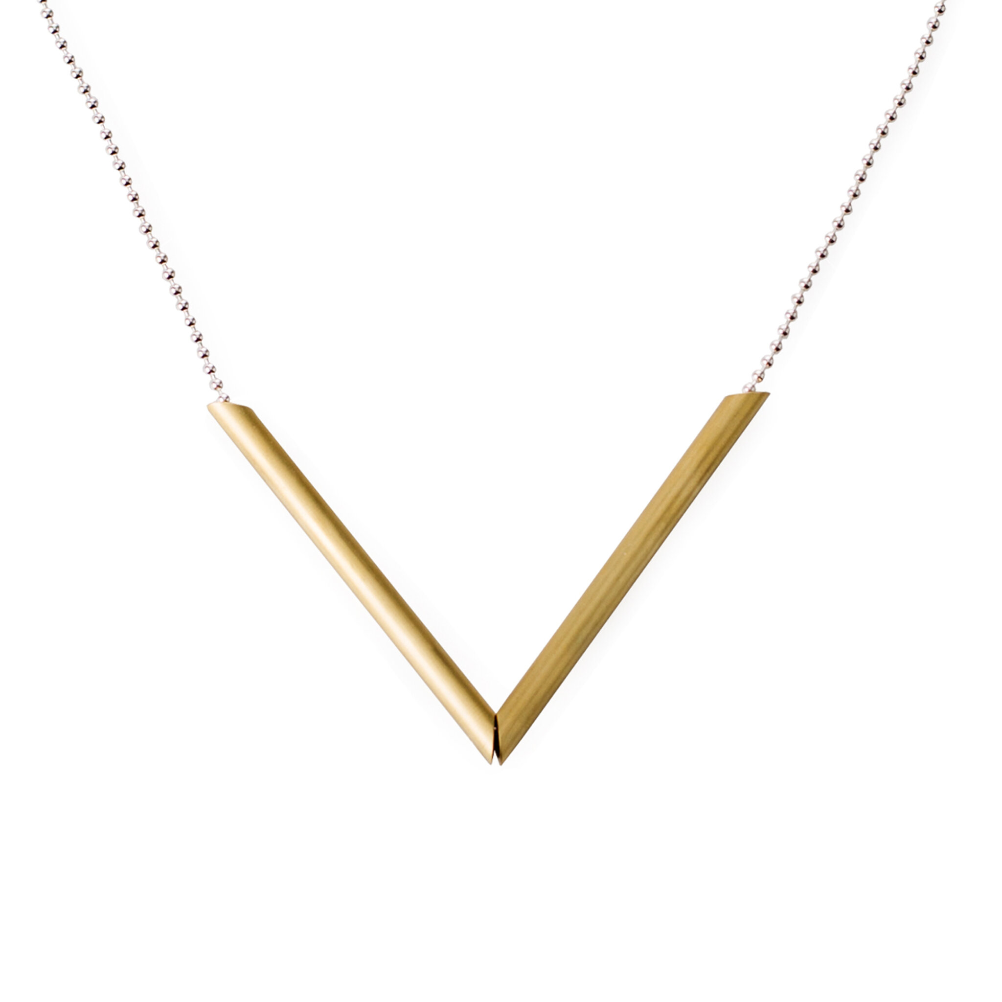 Halsband Angle L av Malin Jansson, mässing