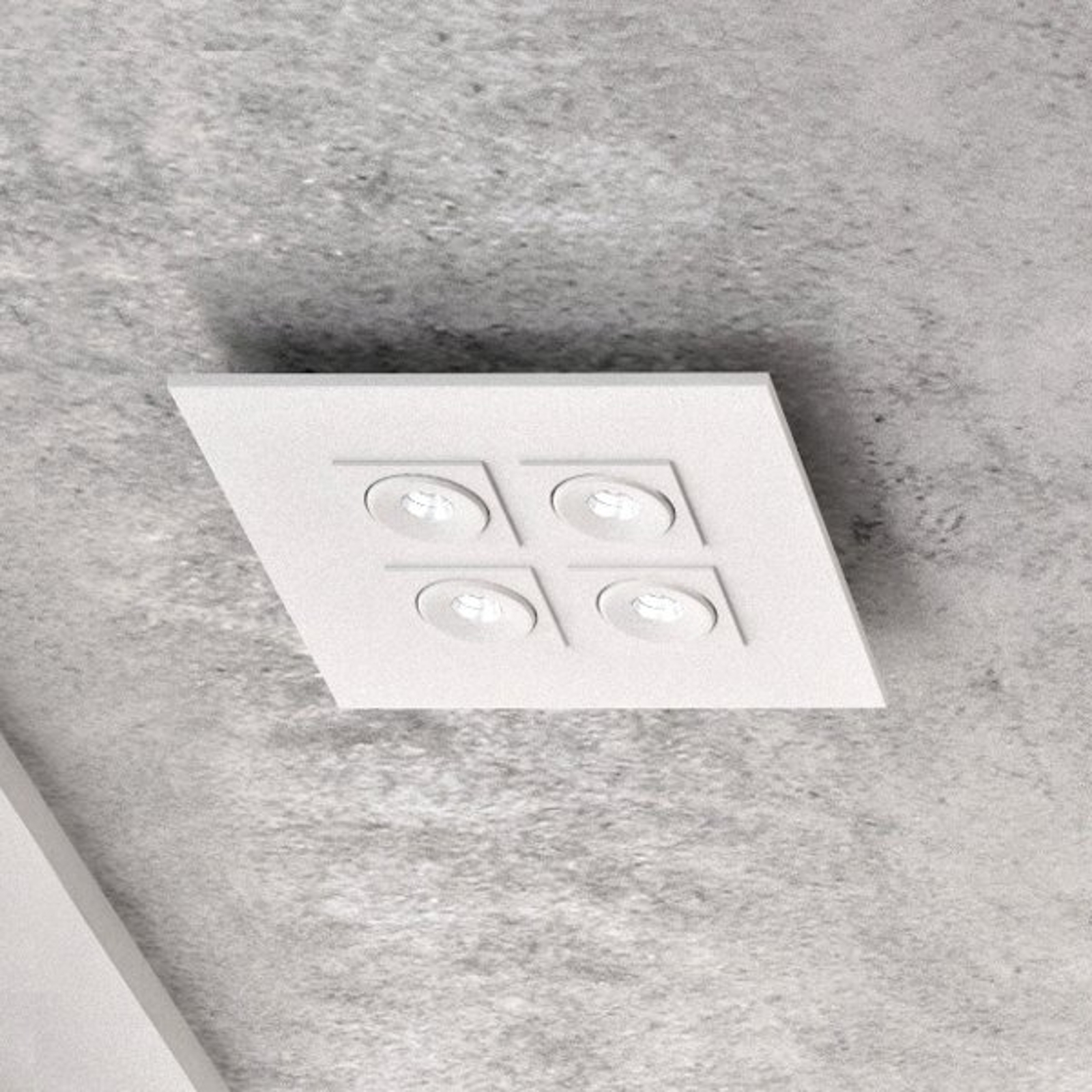 Milan Marc - LED-taklampa, 4 lampor vridbar