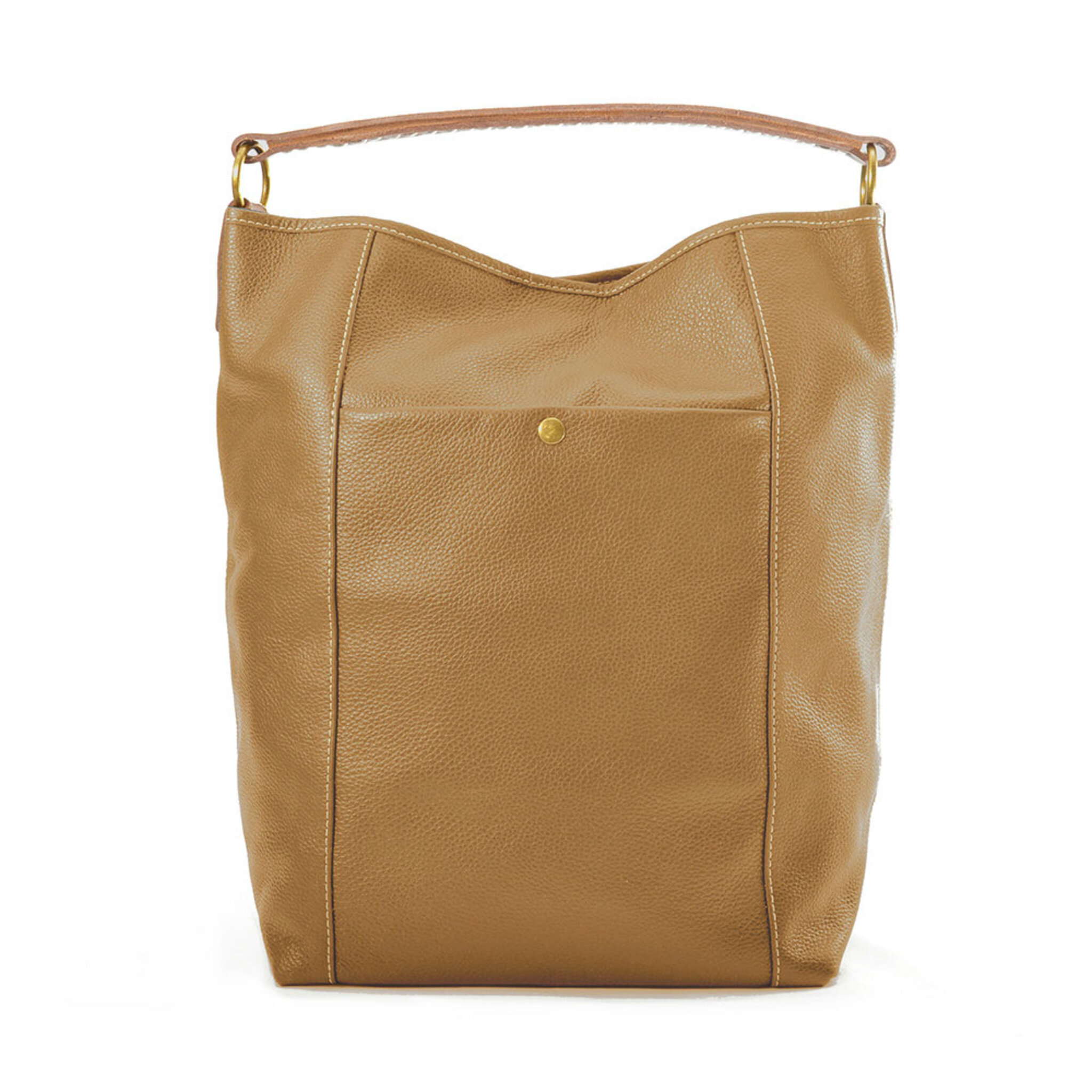 Bucket Bag Grained Leather, ONE SIZE