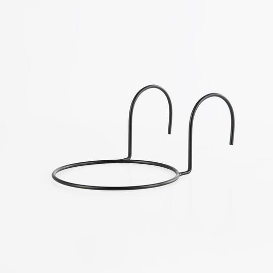 Hängare Kruka Metall 14,5cm Svart