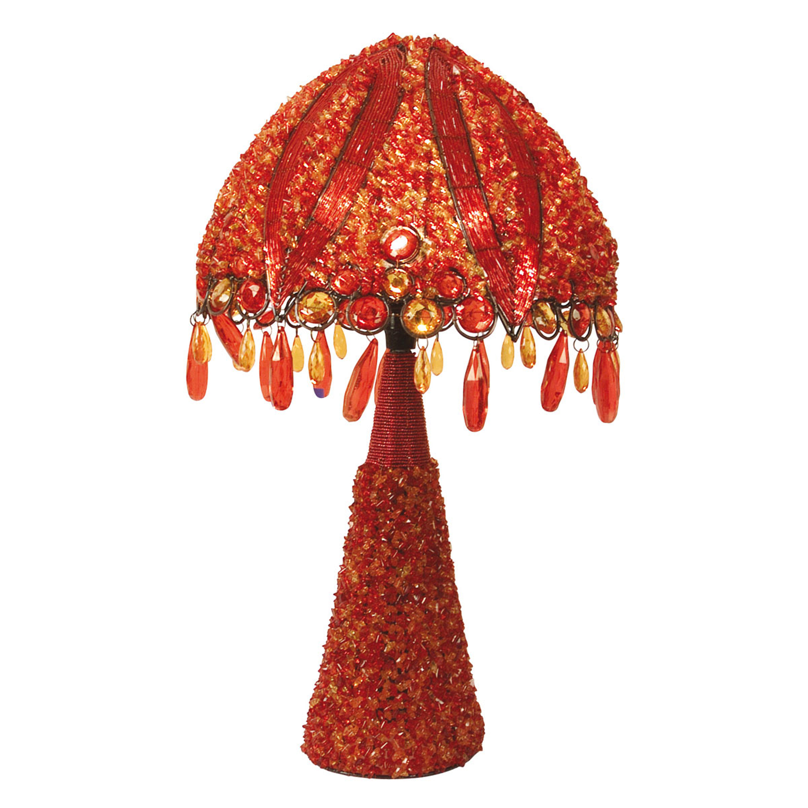 Bordslampa Perla 53 cm orange